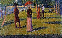 The Rope-Colored Skirt, 1884, seurat