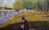 Study for -A Sunday Afternoon on the Island of La Grande Jatte-, 1886, seurat