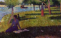 Seated and Standing Woman, 1884, seurat