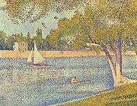 The Seine at La Grande Jatte, Spring, 1888, seurat