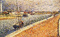 Study for -The Channel at Gravelines-, 1890, seurat