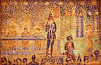 Study for -Invitation to the Sideshow- , 1888, seurat