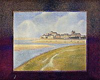 View of Crotoy, the Hill, 1889, seurat