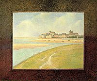 View of Le Crotoy, from Upstream, 1889, seurat