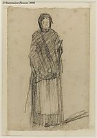 Woman standing, 1881, seurat