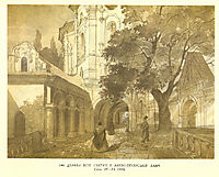 All Saints Church at Kiev Pechersk Lavra, 1846, shevchenko