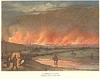 Fire in the steppe, 1848, shevchenko