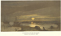 Moonlit night at Kos-Aral, 1848, shevchenko