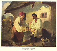 Peasant family, 1843, shevchenko
