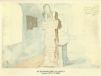 Stone cross of St. Boris, 1845, shevchenko