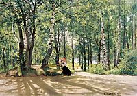 At the Summer Cottage, 1894, shishkin