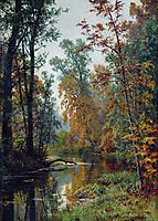 Autumn landscape. Park in Pavlovsk, 1888, shishkin