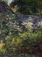 Corner of overgrown garden. Goutweed-grass, 1884, shishkin