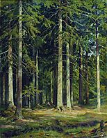 Fir forest, 1891, shishkin