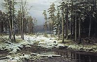 First Snow, 1875, shishkin