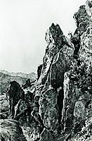 Gurzuf. Rocks, 1879, shishkin