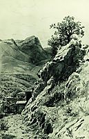In the mountains near Gurzuf, 1879, shishkin