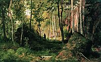Landscape with a Hunter. Valaam Island, 1867, shishkin