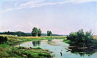 Landscape with lake, 1886, shishkin