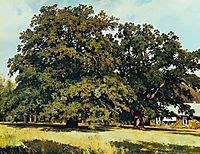The Mordvinovo Oaks, 1891, shishkin