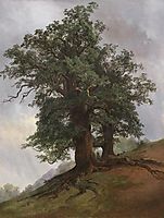 Old oak, 1866, shishkin