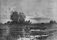 Overgrown pond, 1884, shishkin