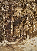Path in the forest, 1891, shishkin