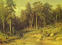Pine Forest in Viatka Province, 1872, shishkin