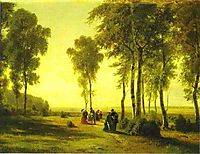 Promenading in the Forest, 1869, shishkin