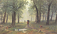 Rain in the Oak Grove, 1891, shishkin
