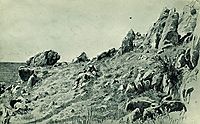 Rocks on the beach. Gursuf, 1879, shishkin