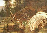 Stones in the a forest, 1865, shishkin