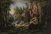 View of Valaam Island. Kukko, 1860, shishkin