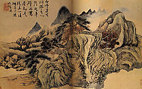 Autumn the mountain, 1699, shitao