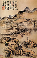 Go by the cold paths, 1690, shitao