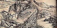 I went through all the fabulous mountains and I fixed the sketch, 1691, shitao