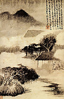 Sound of thunder in the distance, 1690, shitao