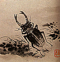Studies of insects, beetles, 1707, shitao