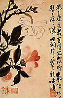 Two flowers in conversation, 1694, shitao