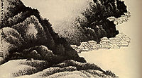 Village on the water, 1689, shitao