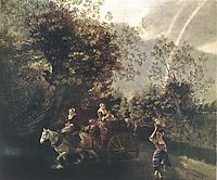 Crossing a Creek, 1669, siberechts