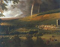 Landscape with Rainbow, Henley on Thames, 1690, siberechts