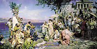 Phryne on the Poseidon-s celebration in Eleusis, 1889, siemiradzki