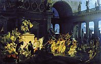 Roman Orgy in the Time of Caesars, 1872, siemiradzki
