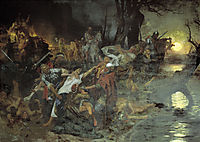 Warriors in the Battle of Silistria, siemiradzki