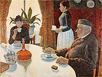 Breakfast, The Dining Room, 1886-87, signac