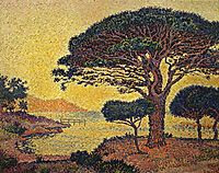 Pine tree, Canoubiers, 1897, signac