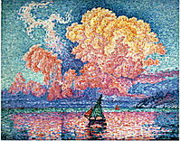 The Pink Cloud, Antibes, 1916, signac