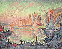 The Port of Saint Tropez, 1901, signac