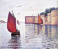 Sardine boat, 1891, signac